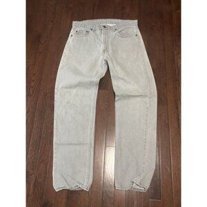 Vintage Levi's  505  Gray Jeans Tagged 36x32 Actual 34x30 Made In USA